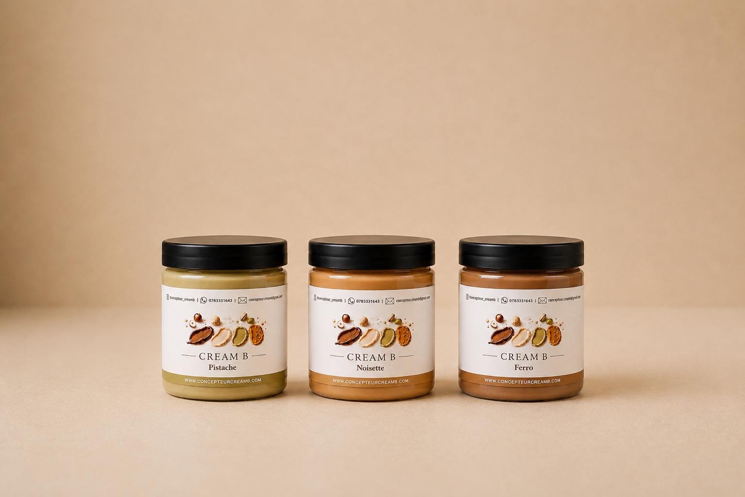 Pack Découverte Cream B - 3 saveurs, 100 % gourmandise